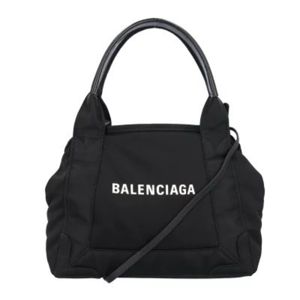 Balenciaga Navy Blue Cabas Shoulder Bag Black